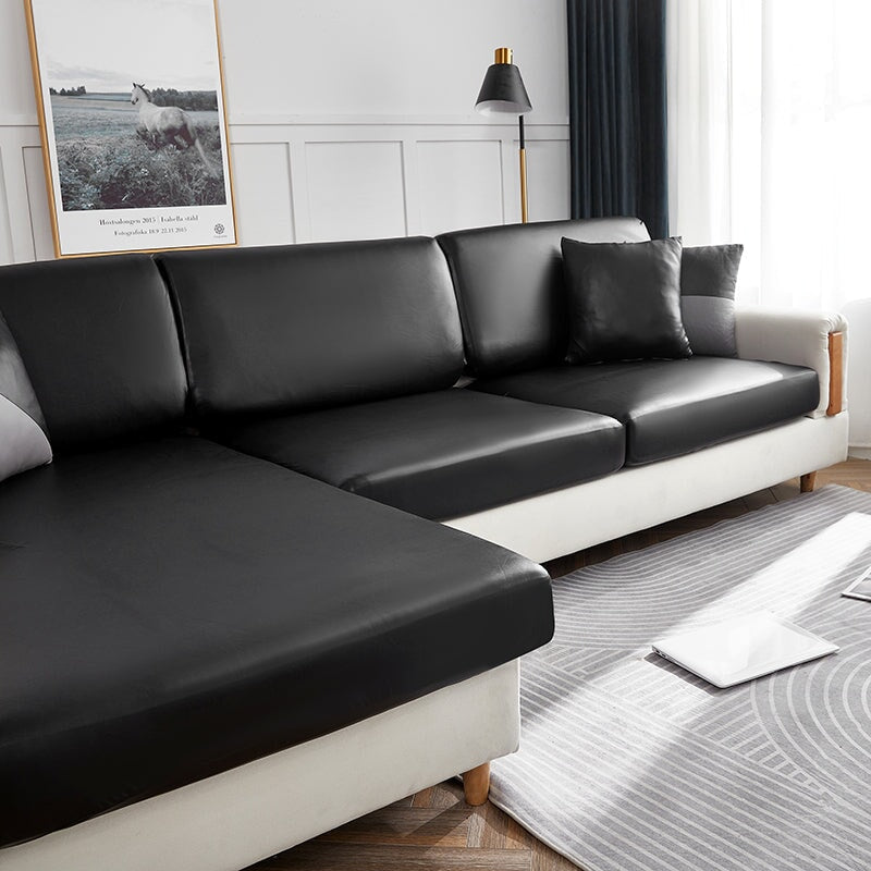 Sectional Sofa Cover (Waterproof) | Leather - SofaGuards