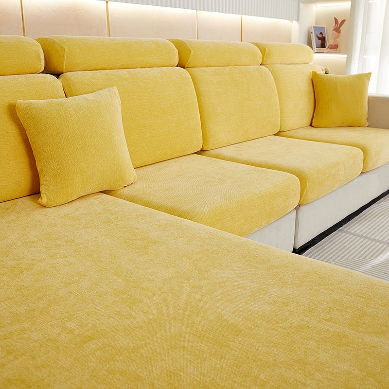 Sectional Sofa Cover | Chenille SofaGuards Seat Cover (x1) Sunflower 
