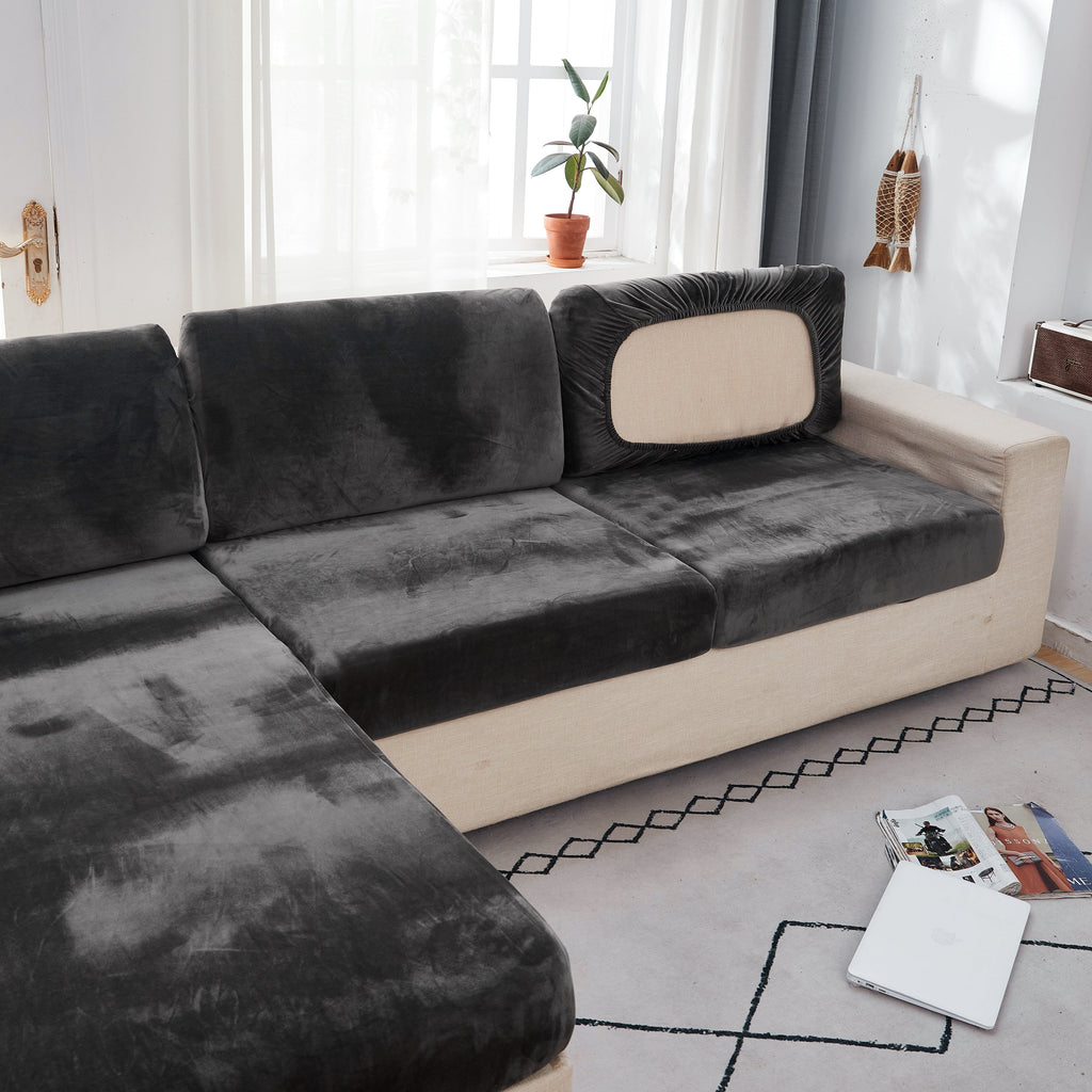 Sectional Sofa Cover | Velvet (Special Sizes) SofaGuards 